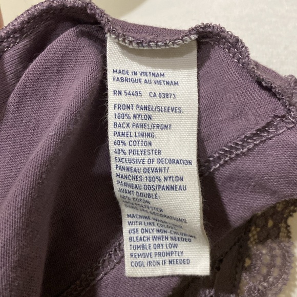 Express Lavender Lace Top, Size XS - Picture 7 of 7